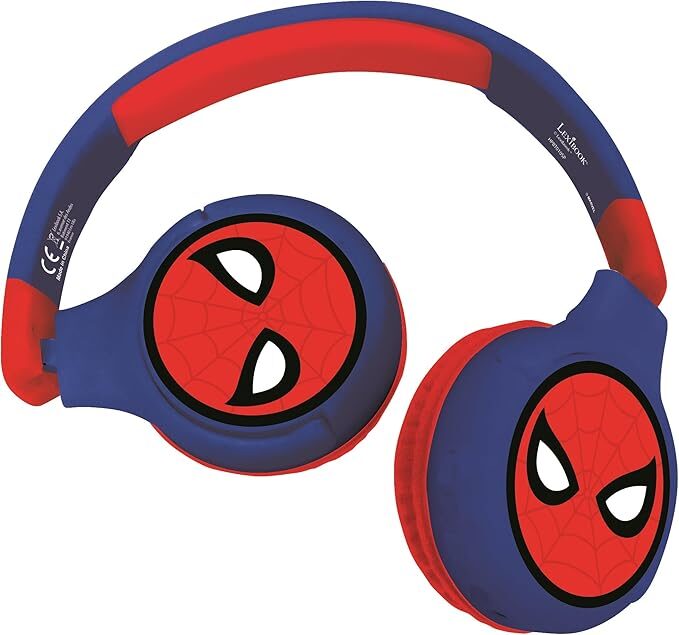 Lexibook, Spider-Man, 2-i-1 Bluetooth-hörlurar